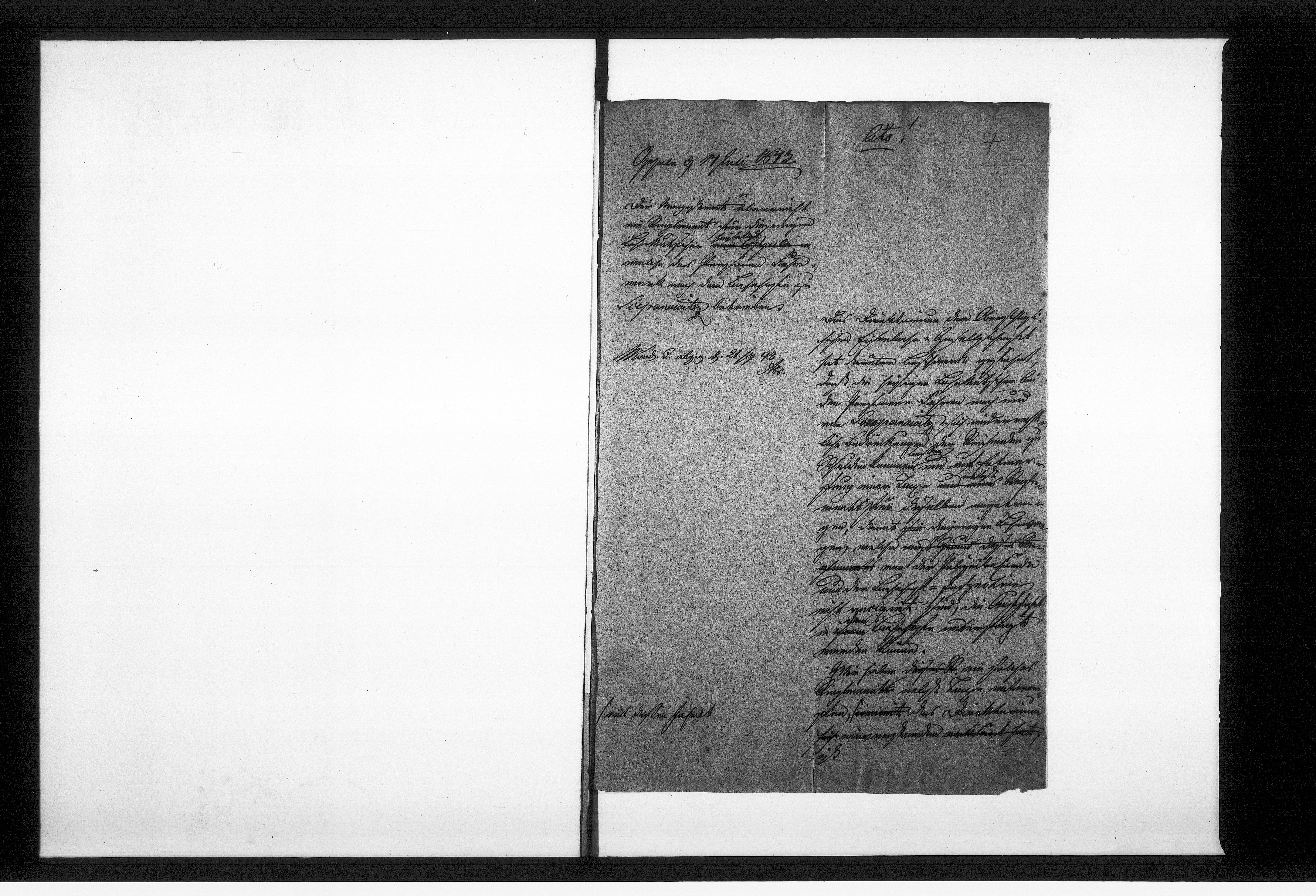 Obraz 10 z jednostki "Acta des Magistrats zu Oppeln betreffend: den Entwurf des Reglements für diejenigen hiesigen Lohnkutscher, welche das Personen Fuhrwerk nach dem Bahnhofe zu Sczepanowitz jetzt zu Oppeln betrieben Vol: I"