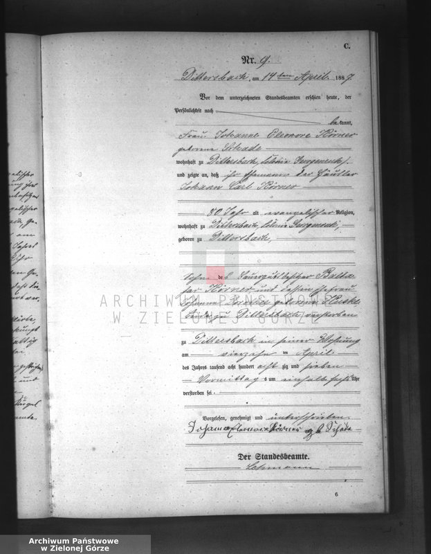 Obraz 12 z jednostki "[Księga aktów zgonów]"