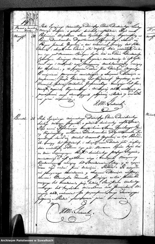 image.from.unit.number "Akta Urodzonychych Gminy Kopciowskiey od 1 Maia 1810 R."