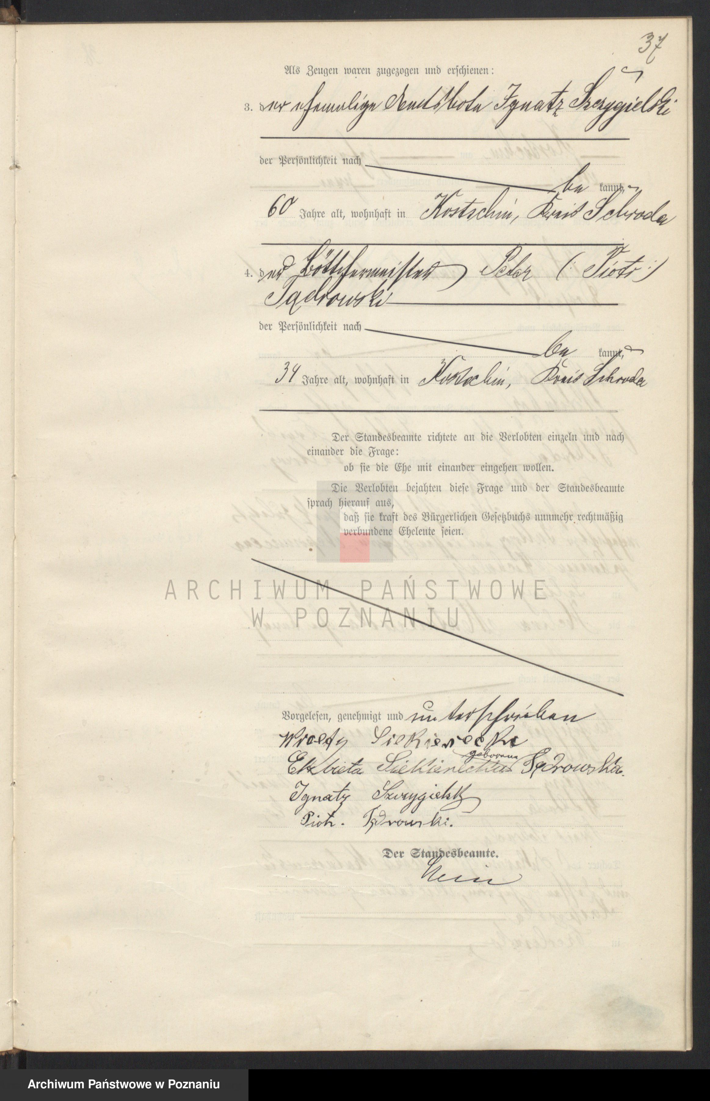 Skan z jednostki: Heiraths-Haupt-Register