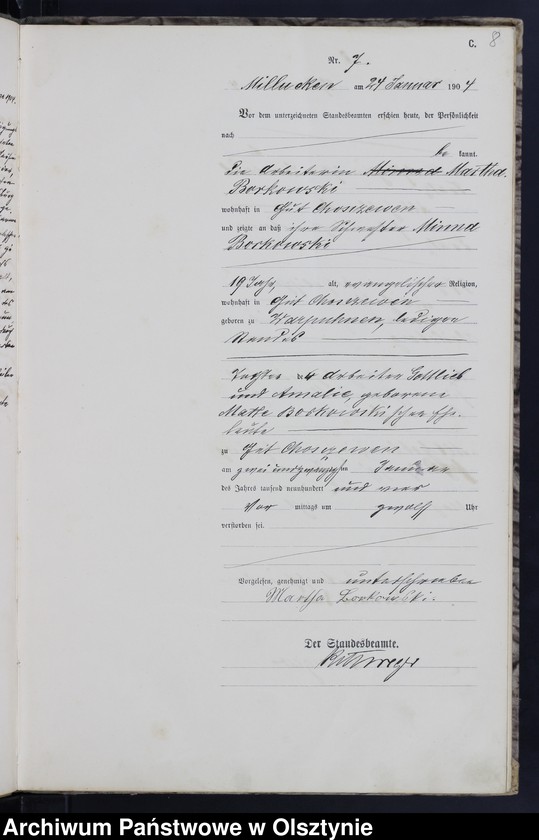 Obraz 10 z jednostki "Sterbe-Haupt-Register Nr 1 - 66"