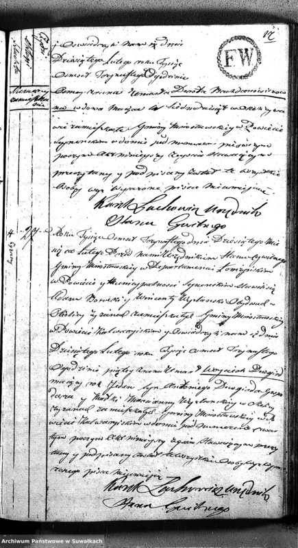 image.from.unit.number "Akta Zmarłych w Roku 1813 od dnia 1 Junuary aż do dnia 31 Grudnia w Gminie Mirosławskiey"