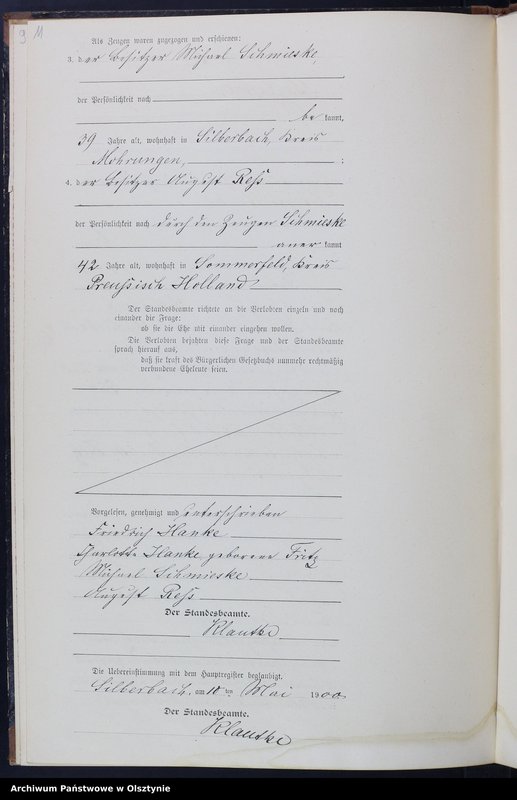Obraz 13 z jednostki "Heiraths-Neben-Register Nr 1 - 17"