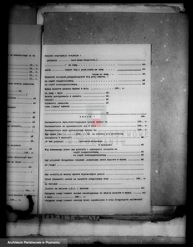 Obraz 7 z jednostki "Przewłaszczenie parcel z dóbr Samostrzel powiatu wyrzyskiego"