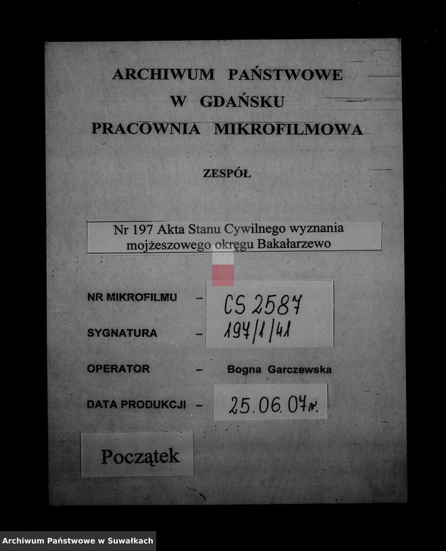 image.from.unit.number "Duplikat Knigi Činovnika Graždanskago sostojanîja nechristjanskich ispovědanîja Bakalarževskago Okruga - dlja zapisyvanîja aktov o orodivšichsja, umeršich i brakosočetavšichsja v 1884 godu i 1885"