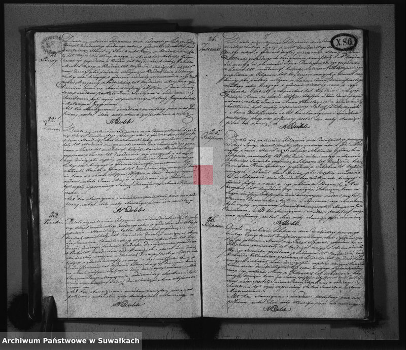 image.from.unit.number "Duplikat Parafii Filipowskiey: to jest Akta Urodzonych, Zeszłych i Zaślubionych z Roku 1827"