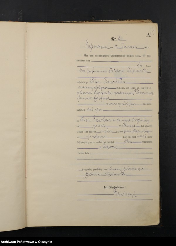 image.from.unit.number "Geburts-Haupt-Register Nr 1 - 205"