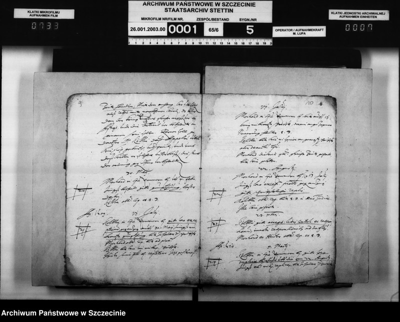 image.from.unit.number "Martin v. Ahnen zu Gr.Datzow Klaus und Balthasar v. Gagern, Pribber v. Suhm, Paul v. Schmatzhagen, Heinrich von Rhast und Michael Rust bezw. Herzog Philipp Julius von Pommern: freie Jagdausübung auf Rügen."