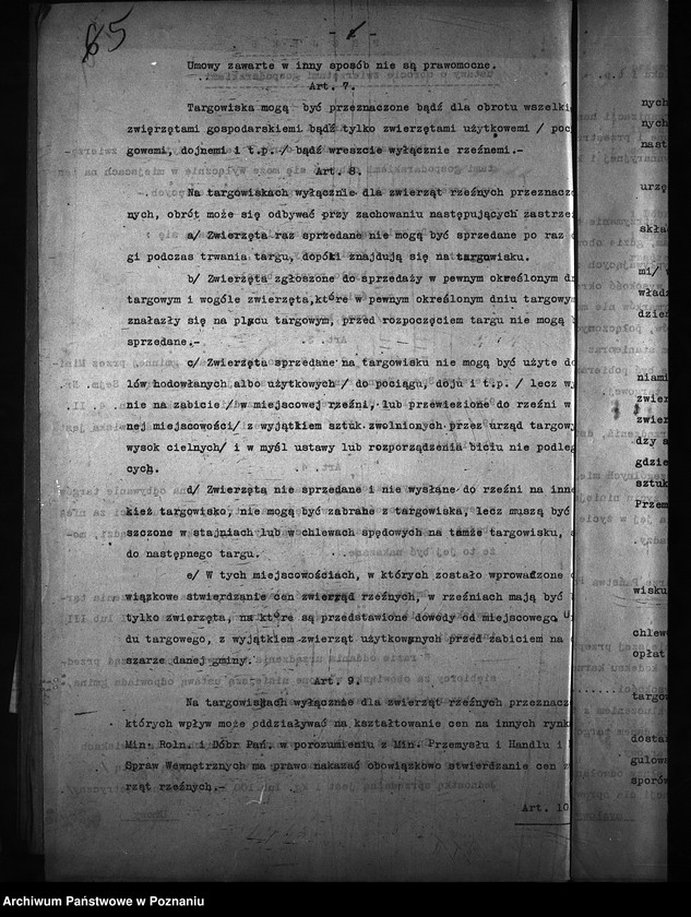 Obraz 9 z jednostki "Obrót zwierzętami [bydłem] ogólne sprawy"