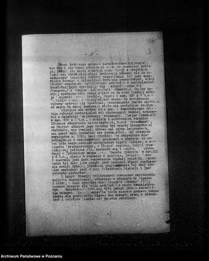 Obraz 7 z jednostki "Sprawozdania sytuacyjne tygodniowe za czas od 3 sierpnia do 30 sierpnia 1928 r."