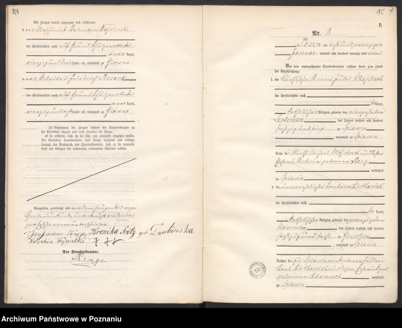 Obraz 10 z jednostki "Księga małżeństw"