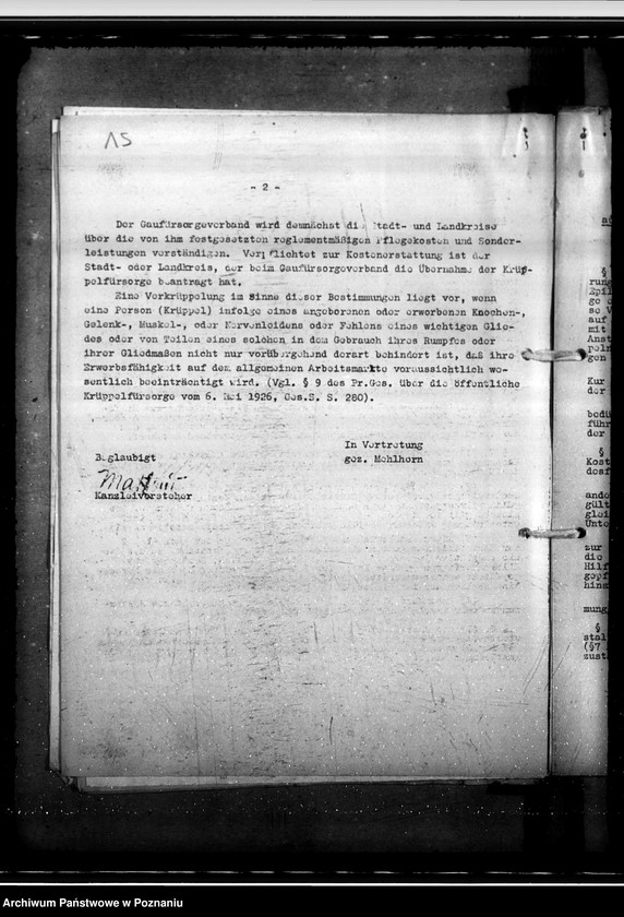 Obraz 19 z jednostki "Beschulung von Kindern in Erziehungsanstalten. Beschulung blinder und taubstummer Kinder."