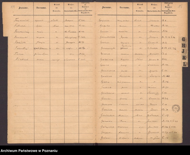 Obraz 13 z jednostki "Rejestr urodzeń, małżeństw, zgonów"