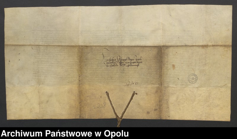 image.from.collection.number "Z opolskiego skarbca - dokument Jadwigi, księżnej na Śląsku z 1455 r."