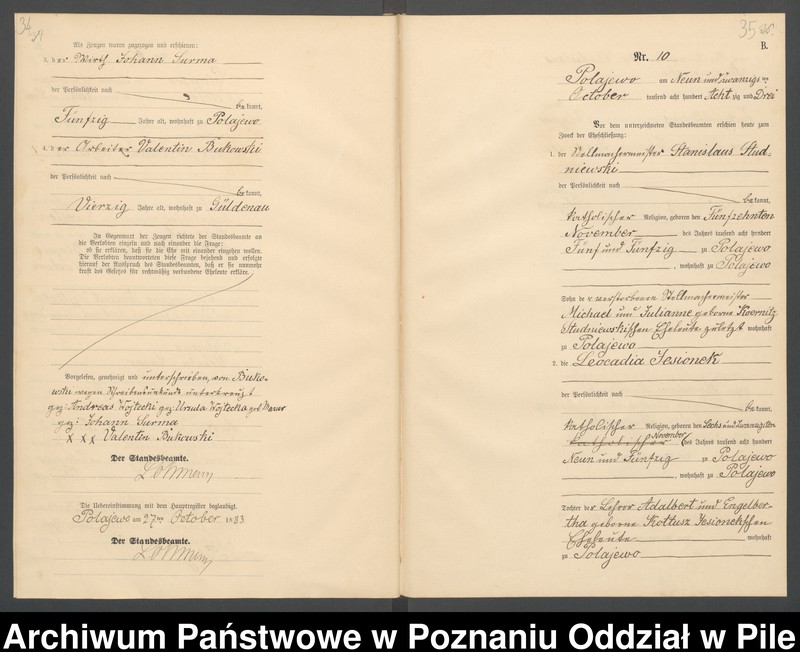 Obraz 20 z jednostki "Księga małżeństw"