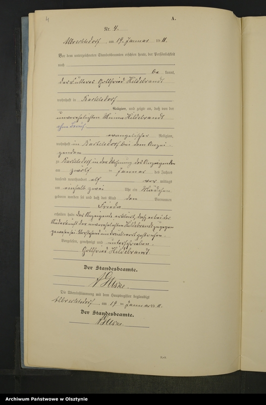 image.from.unit.number "Geburts-Neben-Register Nr 1 - 37 [ Księga urodzeń - wtóropis ]"