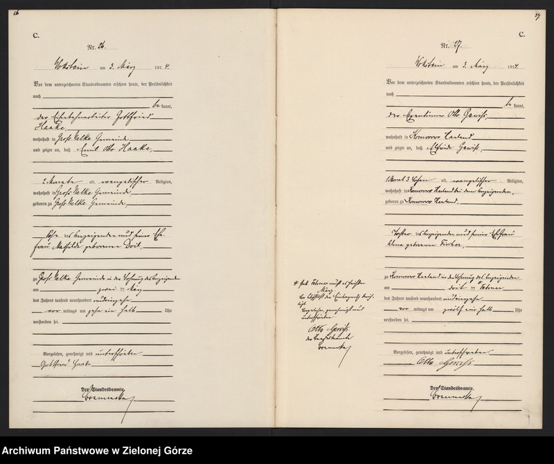 Obraz 16 z jednostki "[Księga zgonów- Wolsztyn wieś]"