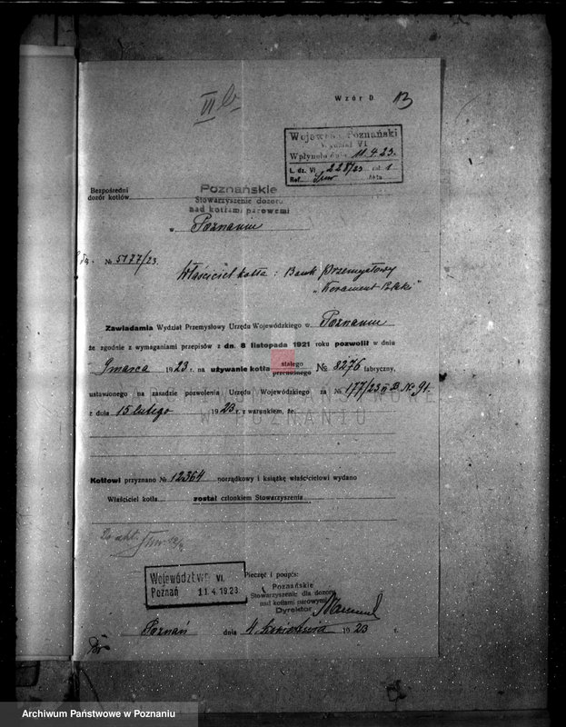 image.from.unit.number "Wyroby ceramiczne "Korament" Ławica powiat Poznań nr woj. 91"