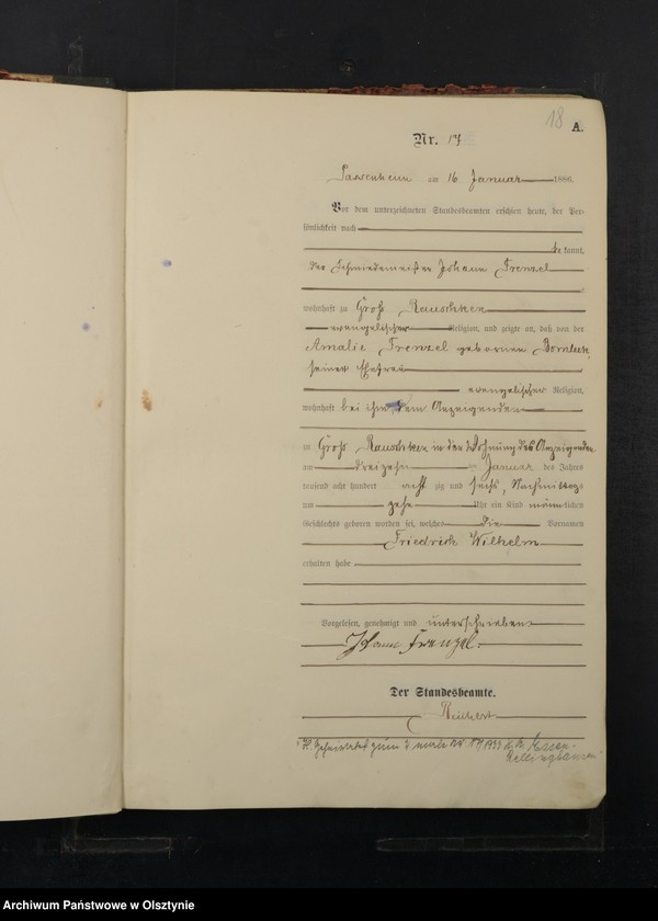 image.from.unit.number "Geburts-Haupt-Register Nr 1 - 257"