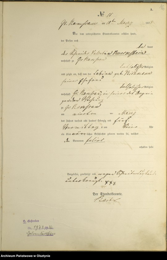 image.from.unit.number "Geburts-Haupt-Register Nr 1 - 72"