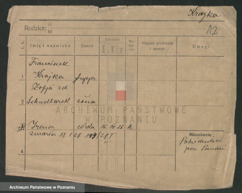 Obraz 12 z jednostki "Krajger - Krajkowski"