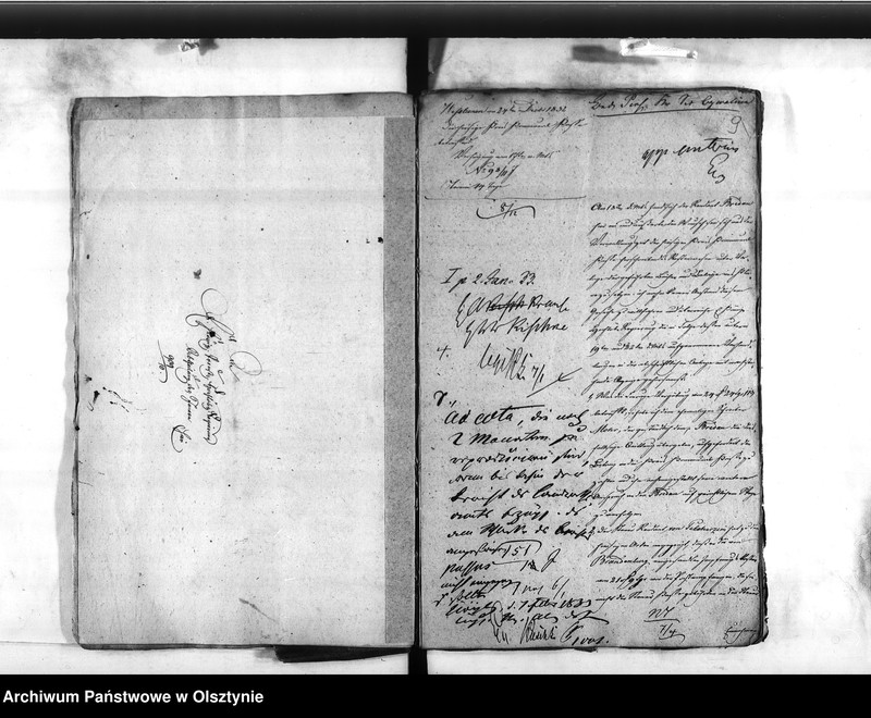 image.from.unit.number "Abtheilung des Innern. Beschwerden wieder den Kreis Secretair Czwalina in Heiligenbeil"