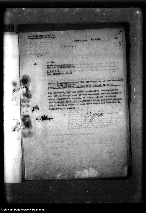 Obraz 9 z jednostki "Verein zur Fürsorge für vorschulpflichtinge Kinder, Wreschen, Schulstrasse 9."