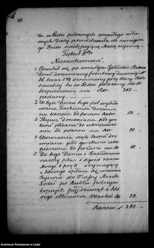 Obraz 14 z jednostki "Akta tyczące się ustanowienia opieki nad nieletnimi Amalią, Marią, Natalią, Juliuszem i Gotlibem Palmer po zmarłym Janie Palmer farbiarzu"