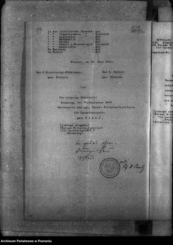 Obraz 17 z jednostki "Sprawy osobowe Państw. Naukowy Instytut Rolniczy w Bydgoszczy [personalne ogólne]"