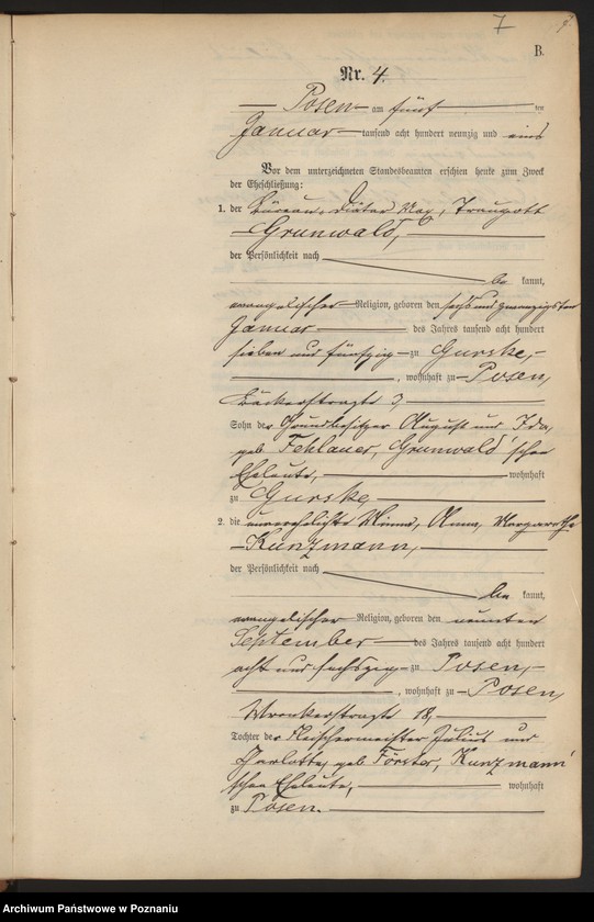 Obraz 10 z jednostki "Księga małżeństw t. I"