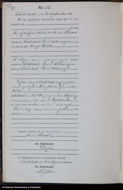 image.from.unit.number "Sterbe-Neben-Register Nr 1 - 46"
