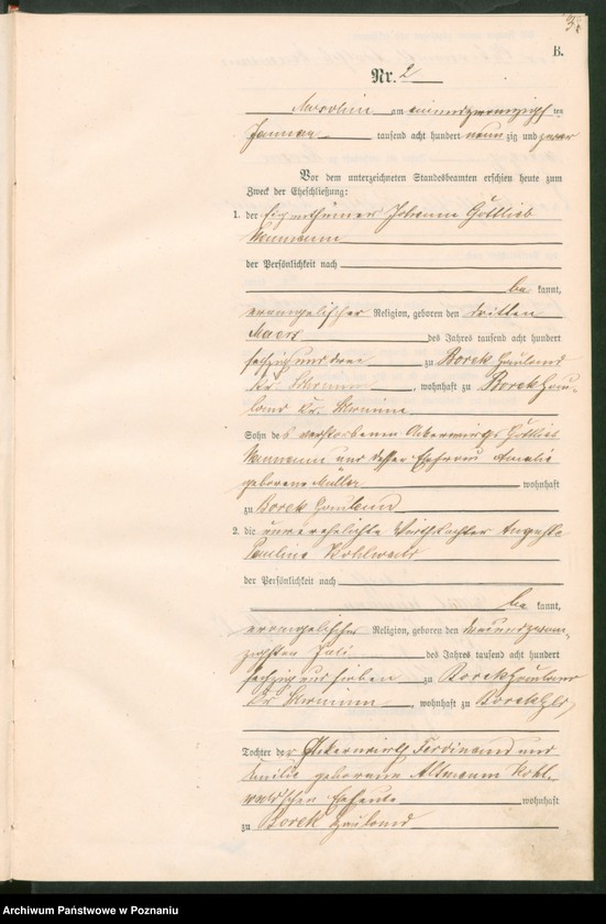 Obraz 6 z jednostki "Księga małżeństw"