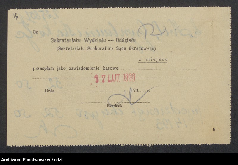 Obraz 18 z jednostki "„Ka-Ge” – Izaak Szulim Król, SzlamaGrynbaum, Szmul Koplowicz, Icek – Majer Grynbaum – wyrób materiałów kołdrowych"