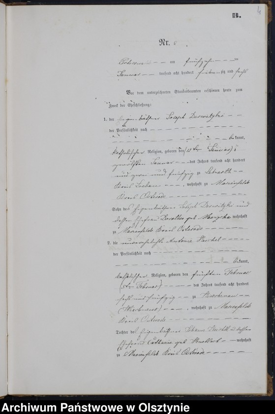 image.from.unit.number "Heiraths-Neben-Register Nr 1 - 20"