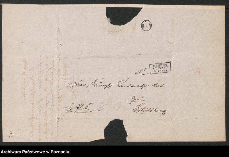 Obraz 15 z jednostki "A. betr. den polnischen Flüchtling Josef von Bąkowski"