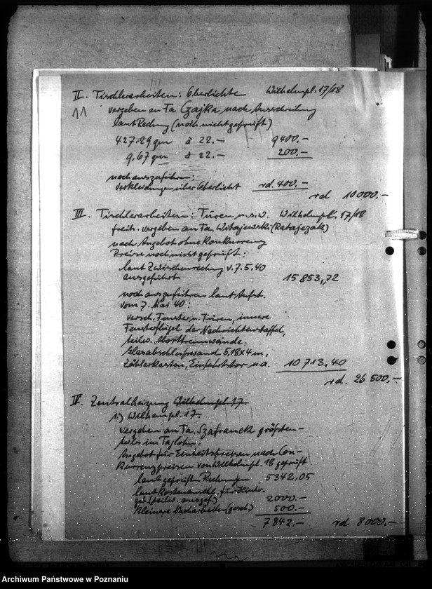 Obraz 16 z jednostki "Polizei - Präsidium - Posen"