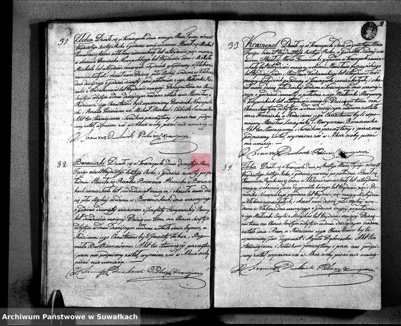 image.from.unit.number "Duplikat Narodzonych, Zaślubionych i Zeszłych w Parafii Krasnopolskiey z Roku 1836."