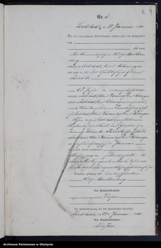 image.from.unit.number "Sterbe-Neben-Register Nr 1 - 53"