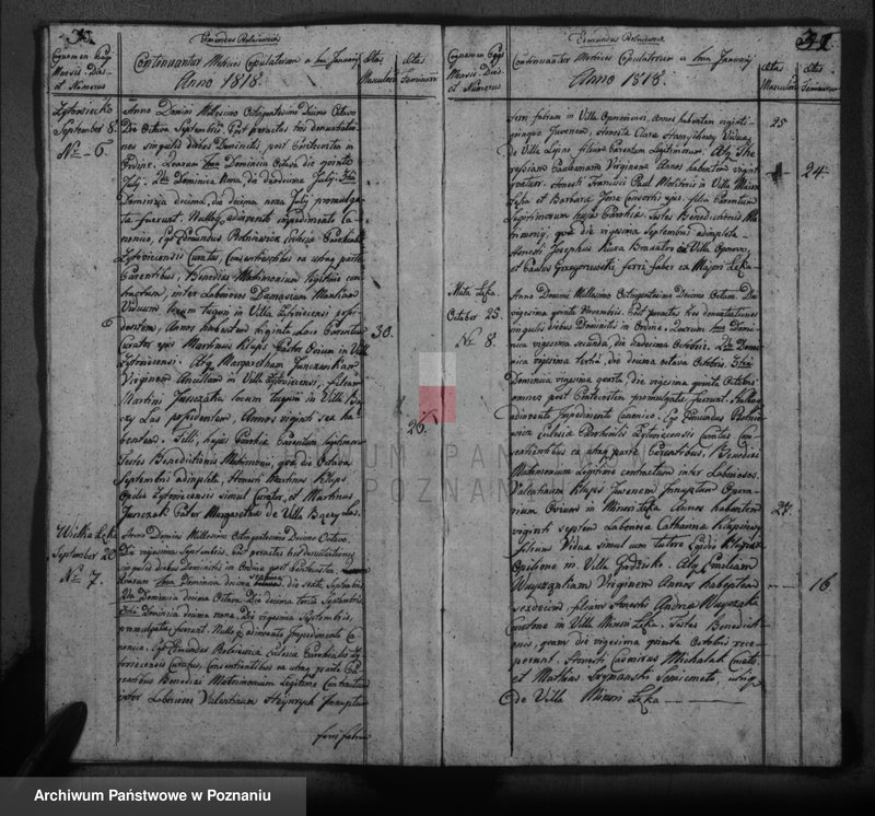 Obraz 17 z jednostki "Liber baptisatorum, copulatorum, mortuorum"