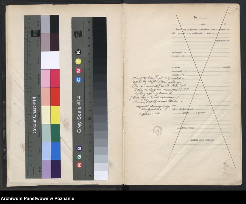 Obraz 3 z jednostki "Księga miejscowa zgonów tom IV [Rejestr główny zgonów]"
