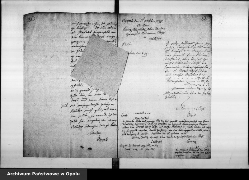 Obraz 17 z jednostki "Acta specialia betreffend die Bezahlung der Criminal - Untersuchungs Kosten in Sachen c/a [contra] Israel Wolf Cohn und Moses Friedlander 1826 Vol. I"