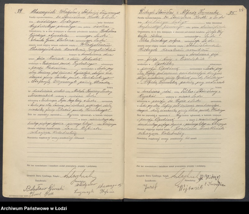 Obraz 20 z jednostki "Akta małżeństw"