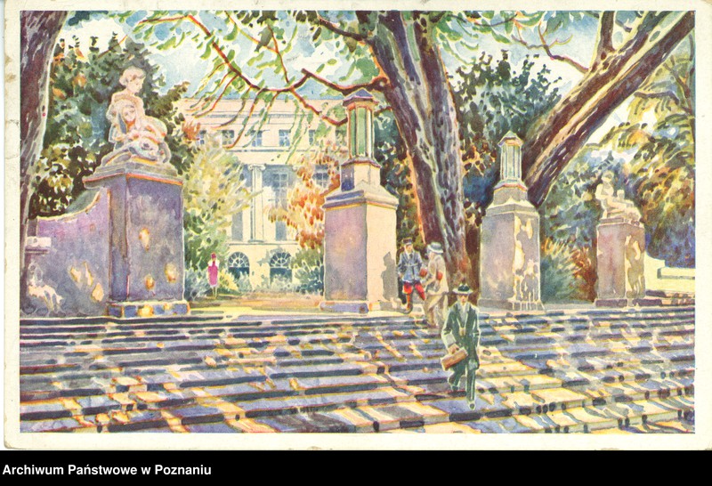 Obraz 1 z jednostki "Poznań - Powszechna Wystawa Krajowa: wejście do Parku Wilsona"