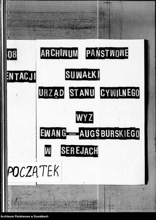 image.from.unit.number "Duplikat aktów Stanu Cywilnego urodzeń, małżeństw i zejść Parafii Ewangelicko-Reformowanej Serejskiej na rok 1862"