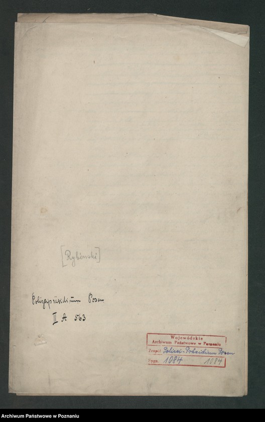 Obraz 2 z jednostki "A. betr. Rybiński, General /Adresse an den Kaiser Napoleon/"