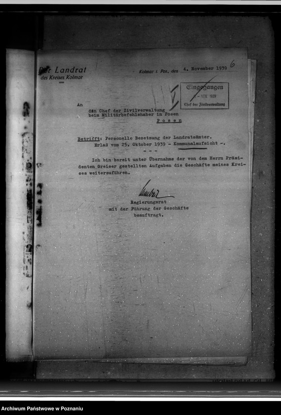 Obraz 10 z jednostki "Personelle Besetzung der Landratsämter"