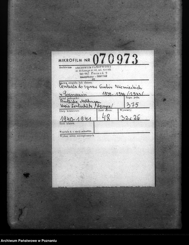 Obraz 2 z jednostki "Amtliche Meldungen Kreis Lentschütz (Łęczyca)"