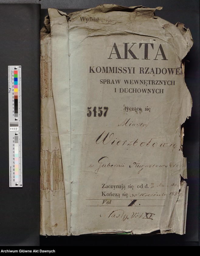 Obraz 2 z jednostki "Miasto Wierzbołowo [Wierzbołów], departament łomżyński, vol. X."