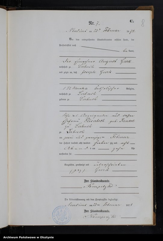 image.from.unit.number "Sterbe-Neben-Register Nr 1 - 47"