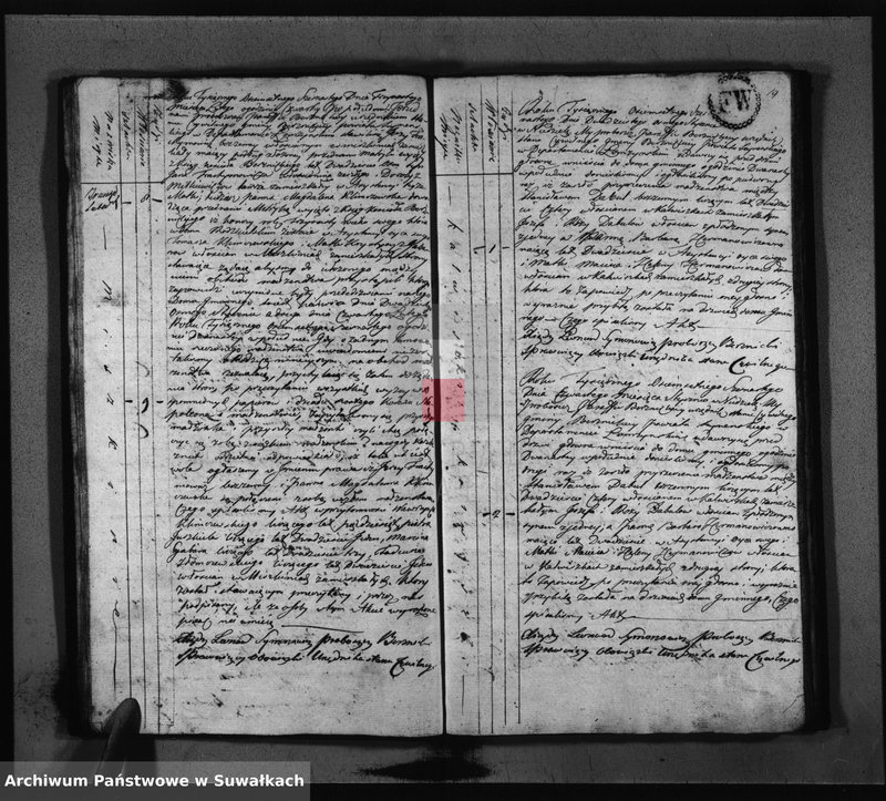 image.from.unit.number "Akta Małżeństwa Stanu Cywilnego Gminy Berznickiey z roku 1816"